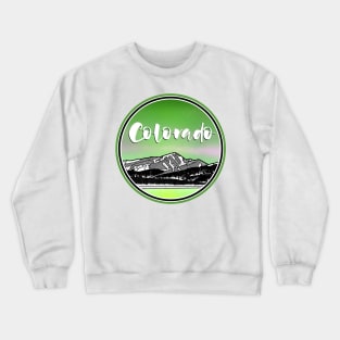 Colorado Mountains Crewneck Sweatshirt